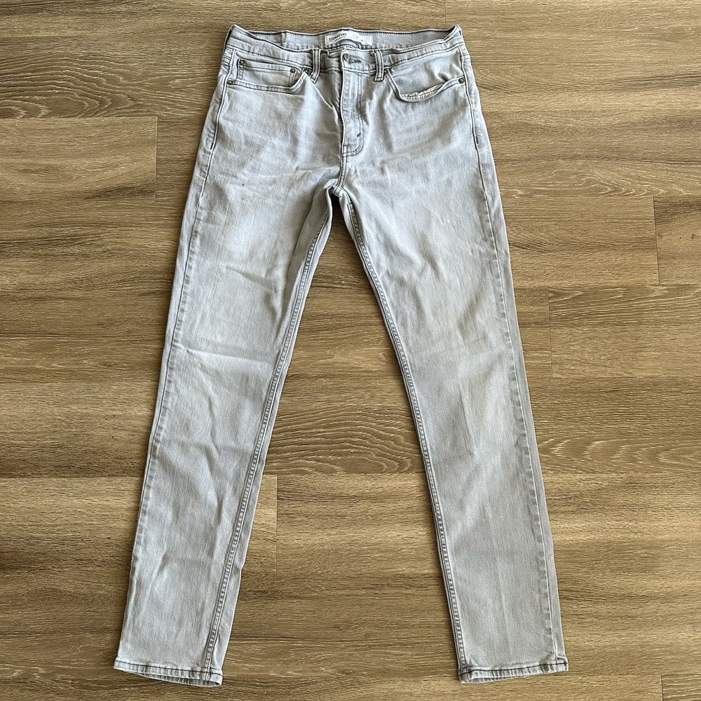 Levi's Signature 537 Straight Leg Denim Jeans Gray Men's 34X34